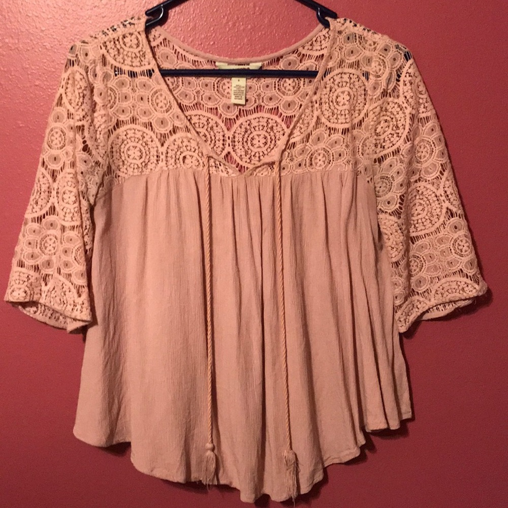 Pink blouse